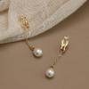 imageORAZIO Clip On EarringsPearl Clip on Earrings for Women Long Pearl Drop Dangle EarringsLightweight Bow Heart CZ Clip On Hoop Earrings  Statement Fake Earrings Ear Clips Jewelry for Wedding BridalGoldCZ Long Chain
