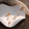 imageORAZIO Clip On EarringsPearl Clip on Earrings for Women Long Pearl Drop Dangle EarringsLightweight Bow Heart CZ Clip On Hoop Earrings  Statement Fake Earrings Ear Clips Jewelry for Wedding BridalGoldTwist Long Chain