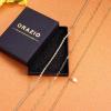 imageORAZIO Gold Necklaces for WomenLayered Gold Necklace14K Gold Plated Pendant NecklacesSimple Choker Necklaces Set Dainty Gold Chain NecklacesTrendy Gold Stacked Jewelry Gifts for Women3PcsTwist  Paperclip  Pearl