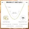 imagePearl Necklace for WomenDainty Silver14K Gold Plated Necklace for Women Round White Imitation Pearls Simple Pearl Choker Cute Everyday Jewelry for Women Elegant Bridesmaid Wedding JewelryGold Tone
