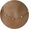 imagePearl Necklace for WomenDainty Silver14K Gold Plated Necklace for Women Round White Imitation Pearls Simple Pearl Choker Cute Everyday Jewelry for Women Elegant Bridesmaid Wedding JewelryGold Tone