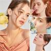 image18 Pairs Surgical Stainless Steel Stud Earrings For Women Men 20G Cartilage Earrings Studs Cross Moon Star Small Stud Earrings Black Gold Screw Flat Back Earrings Ear Piercing Studs SetA Gold Tone
