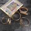 imageORAZIO 6Pcs Coil Upper Arm Bracelet for Women Arm Cuff Open Armlets Armband Jewelry Minimalist Arm Bracelet Bangle AdjustableBGold
