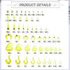 imageORAZIO 93 Pcs Ear Gauges Stretching Kit 14G00G Ear Gauges Expander Set Acrylic Spiral Tapers and Plugs Gauges for Ears Silicone Snail Tunnels Horseshoes Body Piercing Jewelry SetGreen