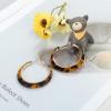 imageORAZIO Acrylic Jewelry Set for Women Statement Boho Resin Earrings Necklace BraceletBTortoise