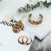 imageORAZIO Acrylic Jewelry Set for Women Statement Boho Resin Earrings Necklace BraceletCLeoperd