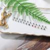 imageORAZIO CZ Stud Earrings for Women Men Stainless Steel Cubic Zirconia Screwback Earrings SetB4MM CZ