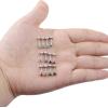 imageORAZIO CZ Stud Earrings for Women Men Stainless Steel Cubic Zirconia Screwback Earrings SetB4MM CZ