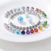 imageORAZIO CZ Stud Earrings for Women Men Stainless Steel Cubic Zirconia Screwback Earrings SetE7MM CZ