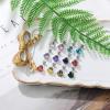 imageORAZIO CZ Stud Earrings for Women Men Stainless Steel Cubic Zirconia Screwback Earrings SetF8MM CZ