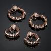 imageORAZIO Clip On Earrings Set  8 Pairs Gold ampamp Silver Hoops ampamp Studs NonPierced Fake EarringsCRose Gold