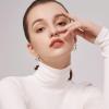 imageORAZIO Clip On Earrings for Women 6Pairs Gold Clip On Hoop Earrings For Egirls Chunky Hoops Twist Triple Square Hoop Earrings No Piercing Fake Earrings SetGold Tone
