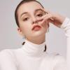 imageORAZIO Clip On Earrings for Women 6Pairs Gold Clip On Hoop Earrings For Egirls Chunky Hoops Twist Triple Square Hoop Earrings No Piercing Fake Earrings SetGoldSilver