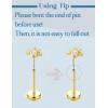 imageORAZIO Push in Stud Earrings20G Flat Back EarringsHypoallergenic Threadless Stud MultiPack14K Gold Plated 316L Surgical Steel Earring SetsPushin Cartilage Helix Tragus Nose Piercing Jewelry for Women14K Gold