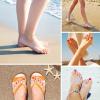 imageORAZIO Toe Rings and Ankle Bracelets for Women Silver Rose Gold Plated Anklet Toe Rings Cute Layered Anklets Open Tail Rings Adjustable Beach Foot Jewelry for SummerGold Tone