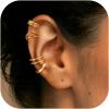 imageORAZIO Ear Cuff Earrings for Women Non Piercing 925 Sterling Silver Ear Cuffs Adjustable Ear Cuff for Non Pierced Ears Clip On Cartilage Helix Ear Piercing Earrings Fake EarringsBGold