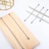 imageORAZIO 510Pcs Stainless Steel Necklace Bracelet Extender Chain Set2quot 3quot 4quot 5quot 6quotSilver tone
