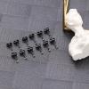 imageORAZIO 6 Pairs Tiny 2mm Stainless Steel Stud Earrings For Mens Womens CZ Round Ball Cartilage Earrings SetBlack