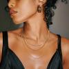 imageORAZIO Gold Necklaces for WomenLayered Gold Necklaces Non Tarnish14K Gold Plated Dainty Gold Necklace StackCuban Link Paperclip Chain Toggle Clasp Necklace Fashion Waterproof Gold Jewelry for Women3PcsCubanlink  Tennis  Twist