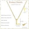 imageORAZIO Initial Necklaces for Women 14K Gold PlatedSilver Initial Necklace Dainty Letter Cross Necklace Tiny AZ Pendant Necklace Trendy Initial Cross Choker Necklace Personalized Mothers Day Gift14K Gold Plated