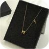 imageORAZIO Initial Necklaces for Women 14K Gold PlatedSilver Initial Necklace Dainty Letter Cross Necklace Tiny AZ Pendant Necklace Trendy Initial Cross Choker Necklace Personalized Mothers Day Gift14K Gold Plated
