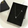 imageORAZIO Initial Necklaces for Women 14K Gold PlatedSilver Initial Necklace Dainty Letter Cross Necklace Tiny AZ Pendant Necklace Trendy Initial Cross Choker Necklace Personalized Mothers Day GiftSilver