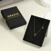 imageORAZIO Initial Necklaces for Women 14K Gold PlatedSilver Initial Necklace Dainty Letter Cross Necklace Tiny AZ Pendant Necklace Trendy Initial Cross Choker Necklace Personalized Mothers Day GiftSilver