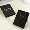 imageORAZIO Initial Necklaces for Women 14K Gold PlatedSilver Initial Necklace Dainty Letter Cross Necklace Tiny AZ Pendant Necklace Trendy Initial Cross Choker Necklace Personalized Mothers Day Gift14K Gold Plated