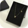 imageORAZIO Initial Necklaces for Women 14K Gold PlatedSilver Initial Necklace Dainty Letter Cross Necklace Tiny AZ Pendant Necklace Trendy Initial Cross Choker Necklace Personalized Mothers Day Gift14K Gold Plated
