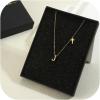 imageORAZIO Initial Necklaces for Women 14K Gold PlatedSilver Initial Necklace Dainty Letter Cross Necklace Tiny AZ Pendant Necklace Trendy Initial Cross Choker Necklace Personalized Mothers Day Gift14K Gold Plated