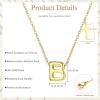 imageORAZIO Initial Necklaces for Women 14K Gold PlatedSilver Initial Necklace Dainty Letter Cross Necklace Tiny AZ Pendant Necklace Trendy Initial Cross Choker Necklace Personalized Mothers Day Gift14K Gold Plated