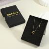 imageORAZIO Initial Necklaces for Women 14K Gold PlatedSilver Initial Necklace Dainty Letter Cross Necklace Tiny AZ Pendant Necklace Trendy Initial Cross Choker Necklace Personalized Mothers Day Gift14K Gold Plated
