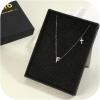 imageORAZIO Initial Necklaces for Women 14K Gold PlatedSilver Initial Necklace Dainty Letter Cross Necklace Tiny AZ Pendant Necklace Trendy Initial Cross Choker Necklace Personalized Mothers Day GiftSilver