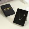 imageORAZIO Initial Necklaces for Women 14K Gold PlatedSilver Initial Necklace Dainty Letter Cross Necklace Tiny AZ Pendant Necklace Trendy Initial Cross Choker Necklace Personalized Mothers Day GiftSilver