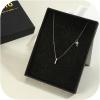 imageORAZIO Initial Necklaces for Women 14K Gold PlatedSilver Initial Necklace Dainty Letter Cross Necklace Tiny AZ Pendant Necklace Trendy Initial Cross Choker Necklace Personalized Mothers Day GiftSilver