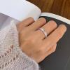 imageORAZIO Toe Rings for Women 925 Sterling Silver Toe Rings Adjustable Band Silver Toe Rings Snake Cubic Zirconia Daisy Flower Open Cuff Toe Ring Set Beach Foot Jewelry for Summer2 Pcs