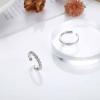 imageORAZIO Toe Rings for Women 925 Sterling Silver Toe Rings Adjustable Band Silver Toe Rings Snake Cubic Zirconia Daisy Flower Open Cuff Toe Ring Set Beach Foot Jewelry for Summer2 Pcs