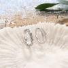 imageORAZIO Toe Rings for Women925 Sterling Silver Toe Rings Adjustable Toe Rings  CZ Flower Cross Twist Knot Opal Toe Ring Cuff  Open Womens Toe Rings Stylish Beach Band Ring Nail Rings Foot Jewelry for Summer2PCS CZDaisy Flower