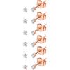 imageORAZIO 6 Pairs Tiny 2mm Stainless Steel Stud Earrings For Mens Womens CZ Round Ball Cartilage Earrings SetRose Gold