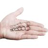 imageORAZIO 12Pcs 1416G Stainless Steel Nose Rings Septum Piercing Cartilage Horseshoe Earring Body Piercing 6MM16MMB12PCS 14G SilverBlack