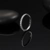 imageORAZIO 14G Belly Button Ring Hoop Surgical Steel Belly Button Hoop Rings Hinged Seamless Clicker Belly Ring CZ Paved Belly Piercing Jewelry Gold Silver 1012mmSilver Tone10mm