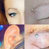 imageORAZIO 812Pcs 16G Stainless Steel Eyebrow Ring Lip Ring Body Piercing Jewelry 612mmC8Pcs Length10mm
