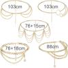 imageORAZIO Chain Belts for Women Waist Chains Summer Beach Hip Belly Body Chains JewelryAGold Tone