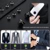 imageORAZIO Cuff Links Mens Stainless Steel Cuff Links and Studs Set Gold Black Cufflinks for Men Tuxedo Studs Buttons for Formal Kit Business or Wedding ShirtsD Blacktone