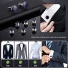 imageORAZIO Cuff Links Mens Stainless Steel Cuff Links and Studs Set Gold Black Cufflinks for Men Tuxedo Studs Buttons for Formal Kit Business or Wedding ShirtsGBlue
