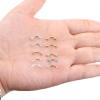 imageORAZIO Eyebrow Rings16G Rook Labret Eyebrow Piercing for Women MenSurgical Steel Curved Barbell Piercing JewelryVertical Labret Lip JewelryRose GoldSilver68MMC Rose Gold Tone 6MM