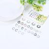 imageORAZIO Fake Nose Ring  Stainless Steel Fake Nose Rings for Women Small Faux Septum Nose Ring Stud CZ Lip Ring Stud Nose Cuff Cartilage Earring Small Non Piercing Nose Ring Faux Piercing JewelryMixed Color