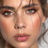 imageORAZIO Fake Nose Ring  Stainless Steel Fake Nose Rings for Women Small Faux Septum Nose Ring Stud CZ Lip Ring Stud Nose Cuff Cartilage Earring Small Non Piercing Nose Ring Faux Piercing JewelryGold Tone
