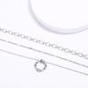 imageORAZIO Layered Necklaces for Women14K Gold PlatedSilver Stacked Necklaces for WomenDainty Pearl Paper Clip Chain Pendant Choker Necklace Set Cute CZ Stackable Womens Necklaces Trendy Gold Y Necklace Jewelry Set GiftSilver