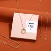 imageORAZIO Layered Necklaces for Women14K Gold PlatedSilver Stacked Necklaces for WomenDainty Pearl Paper Clip Chain Pendant Choker Necklace Set Cute CZ Stackable Womens Necklaces Trendy Gold Y Necklace Jewelry Set Gift14K Gold Plated